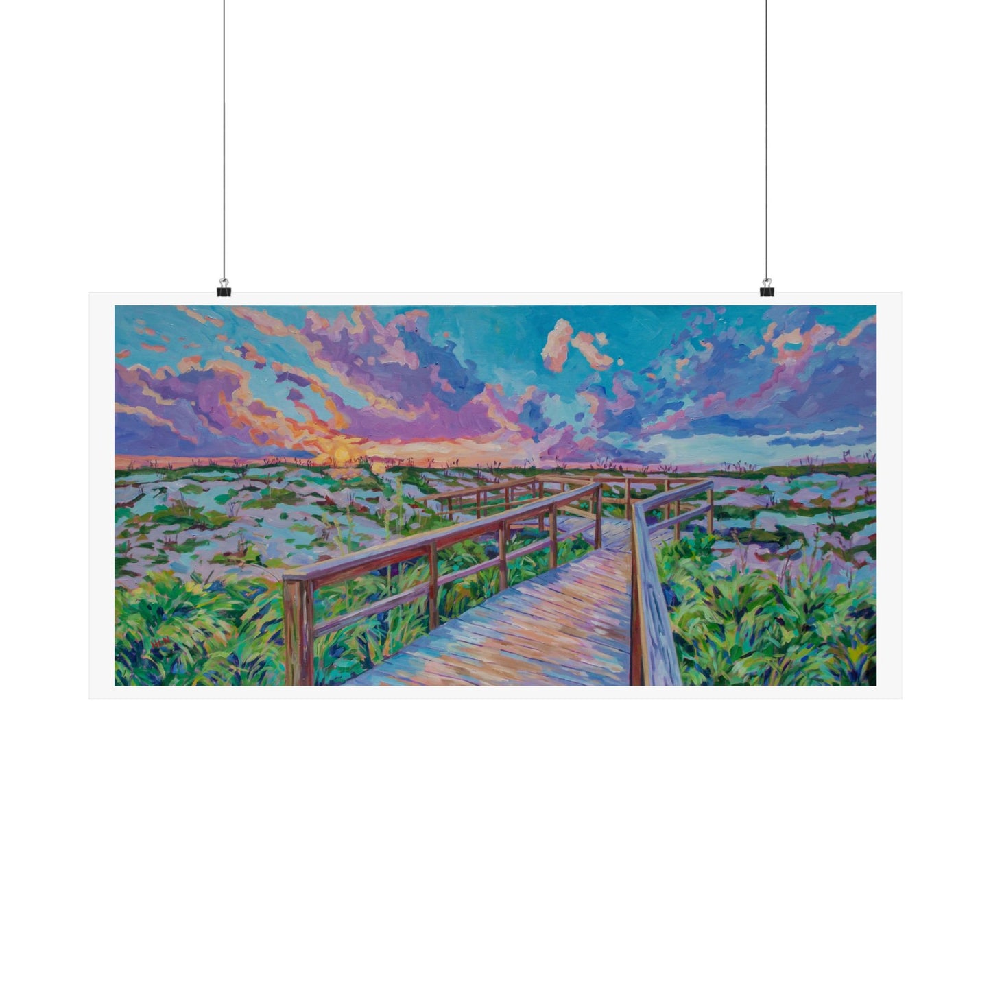 St Augustine Sunrise —Matte Horizontal Poster Reproduction