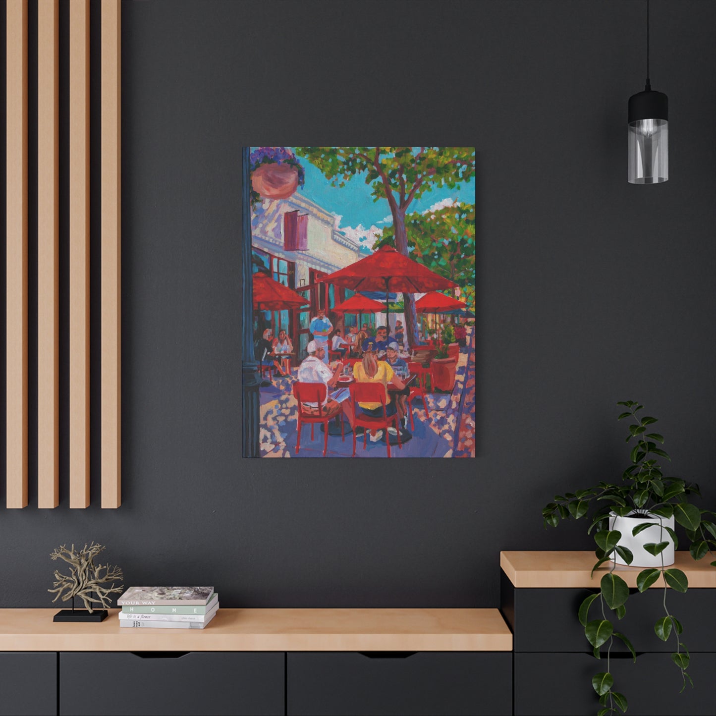 Lunch at Prato—Matte Canvas, Stretched, 1.25"