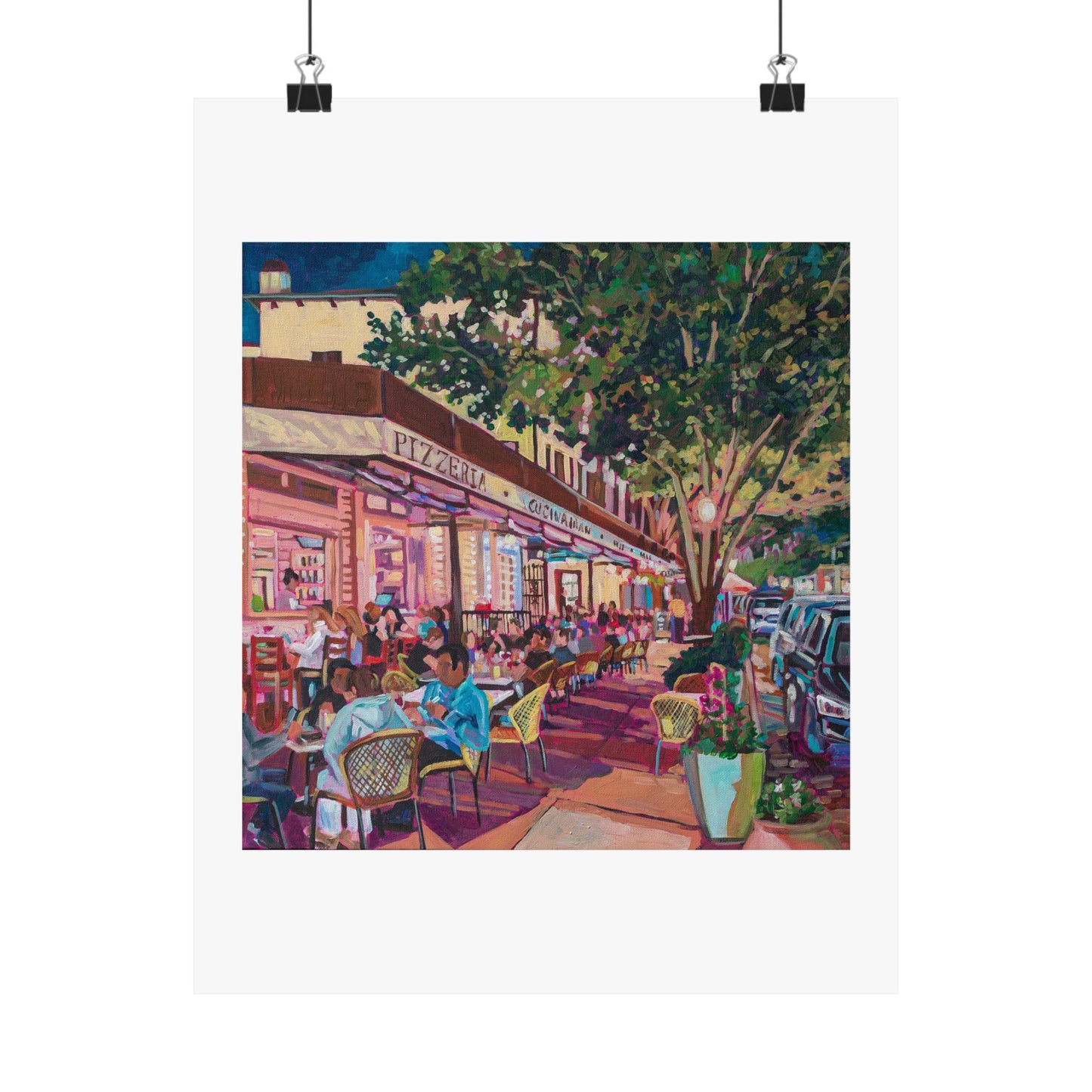 Winter Park Nightlife 7 — Fine Art Matte Paper Reproduction