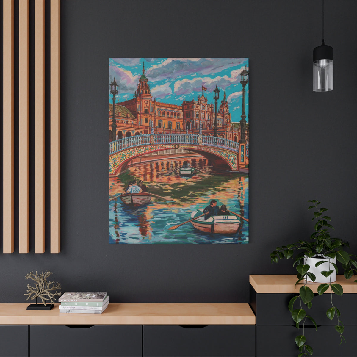 Postcards from Europe: Seville —Matte Canvas, Stretched, 1.25"