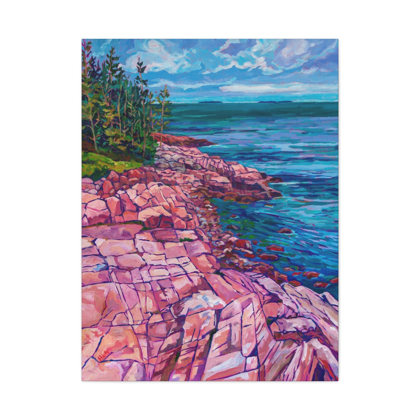 Ship Harbor Trail Acadia—Matte Canvas, Stretched, 1.25"