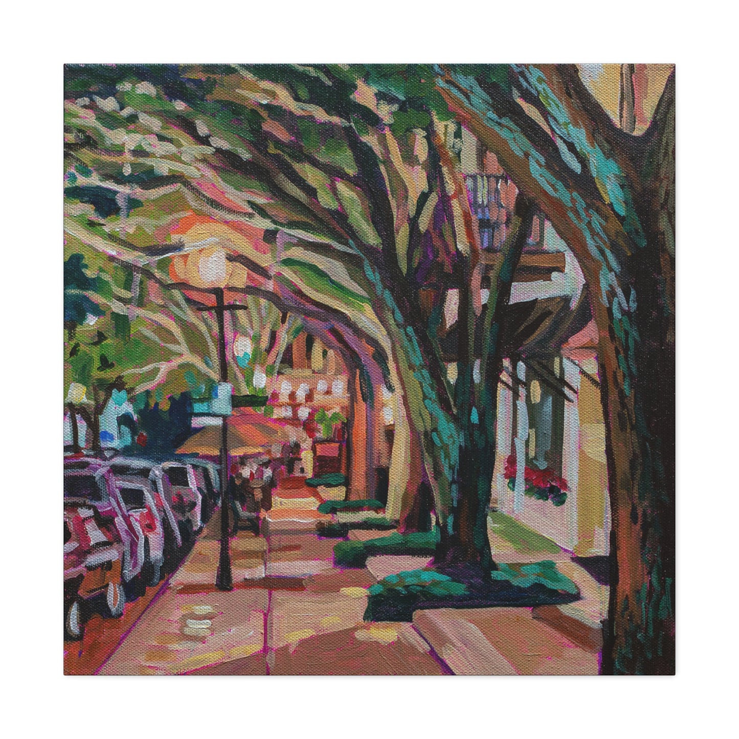 Winter Park Nightlife 4—Matte Canvas, Stretched, 1.25"