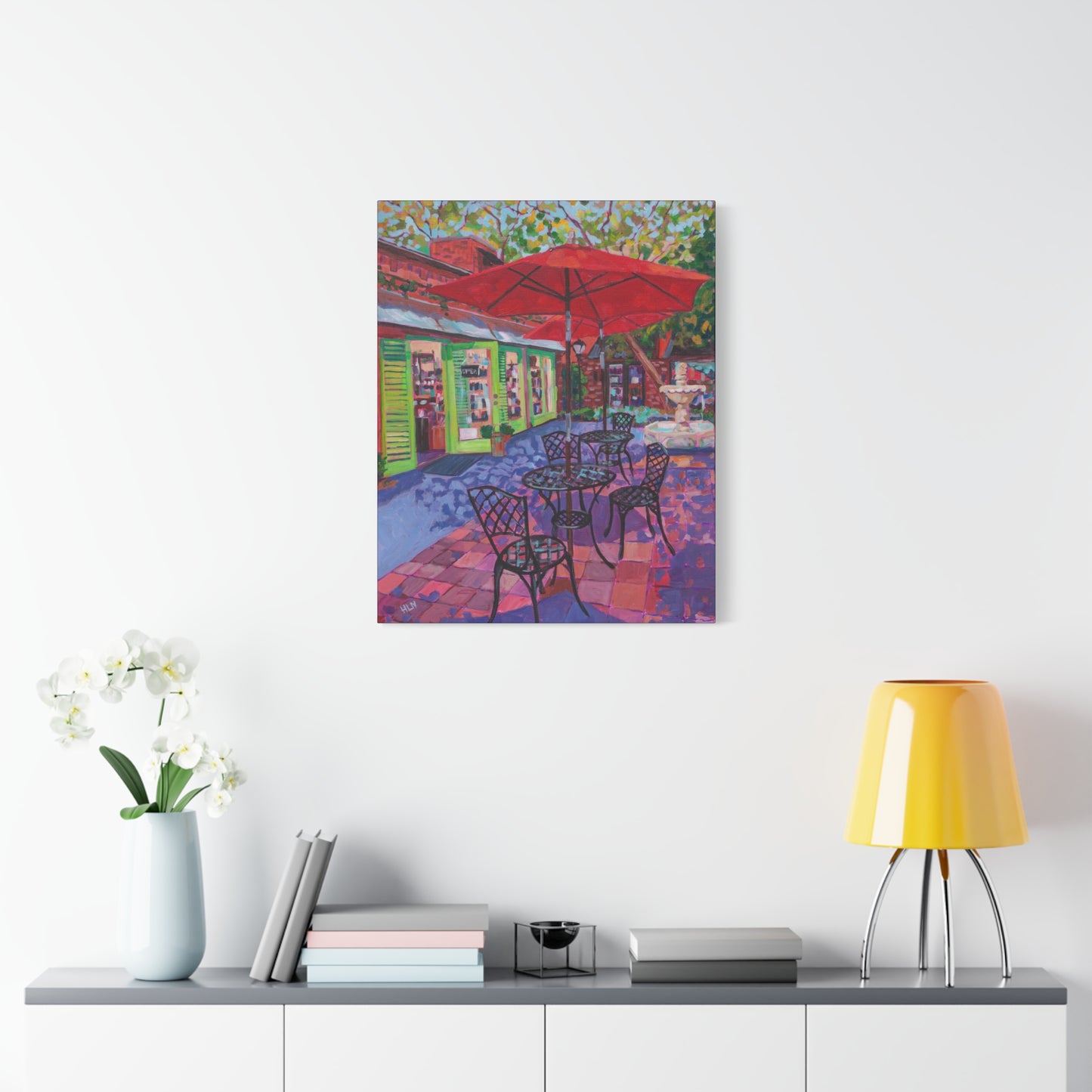 Hidden Courtyard—Matte Canvas, Stretched, 1.25"