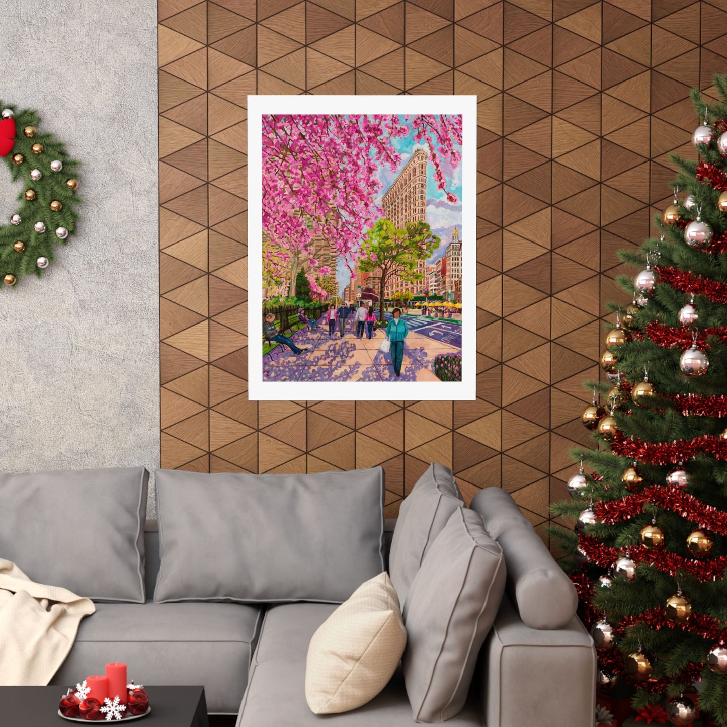 Flatiron Building in Spring-NYC — Fine Art Poster Reproduction