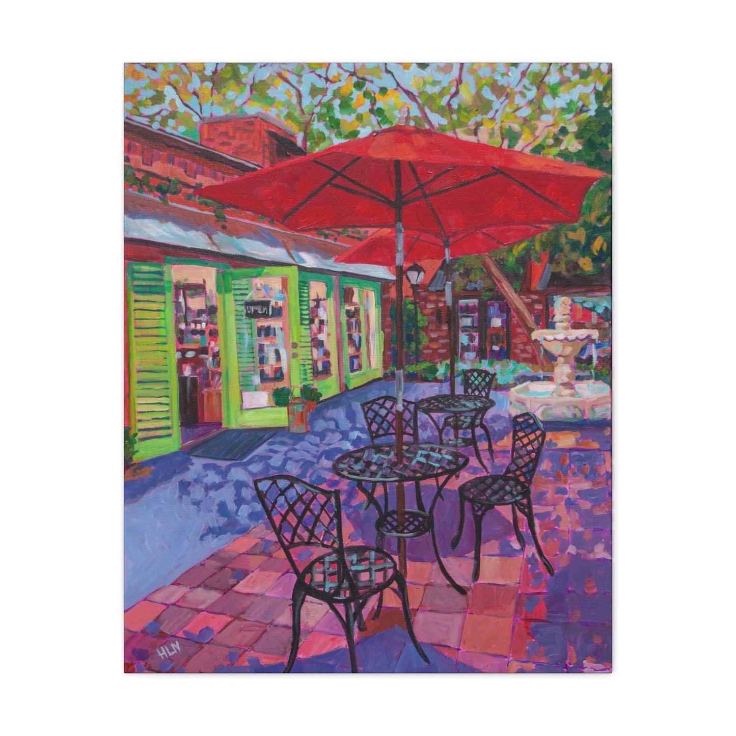 Hidden Courtyard—Matte Canvas, Stretched, 1.25"