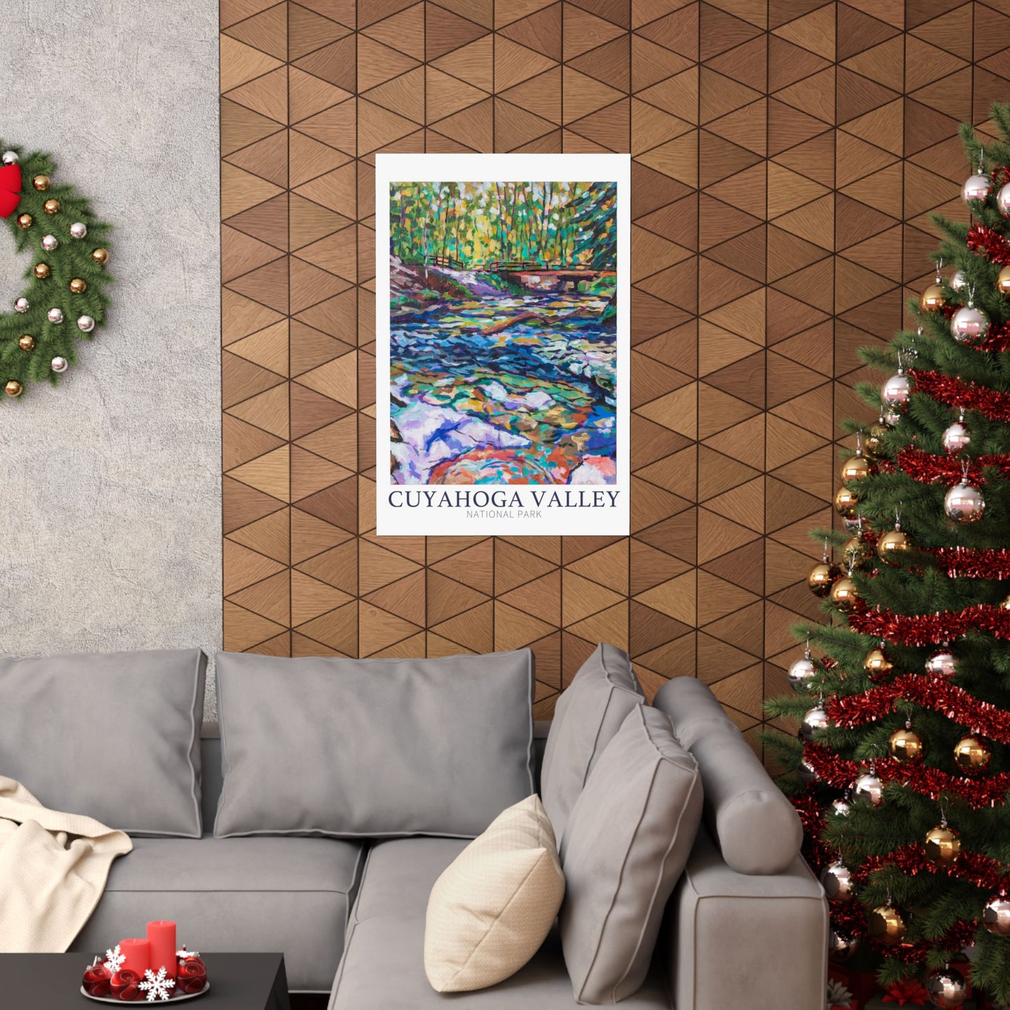 NP-5 | Cuyahoga Valley National Park fine art print, Cleveland, Ohio, outdoor adventure lover souvenir poster, artist Heather Nagy