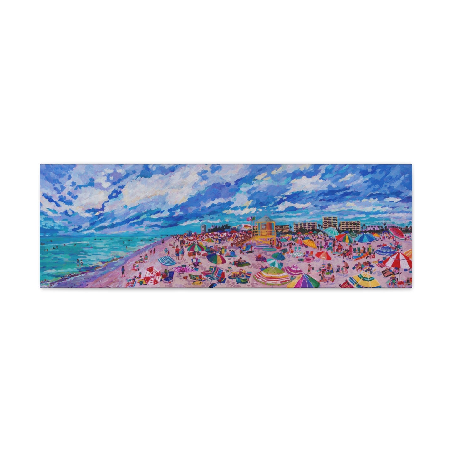 Busy Relaxing— Gallery Wrapped Canvas Reproduction