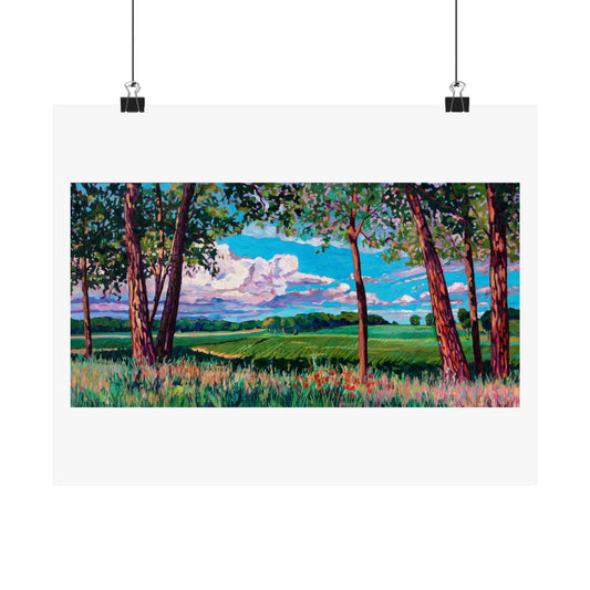 The Space Between-Heartland series—Matte Horizontal Poster Reproduction