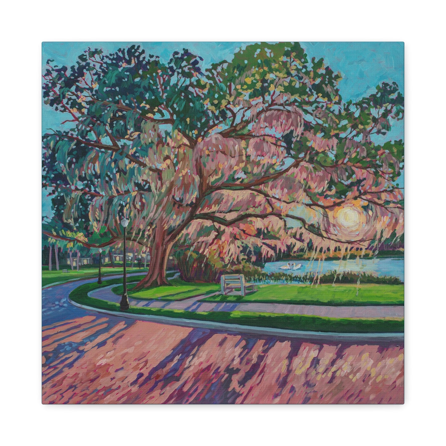 Standing the test of Time, Lake Cherokee Orlando—Matte Canvas, Stretched, 1.25"