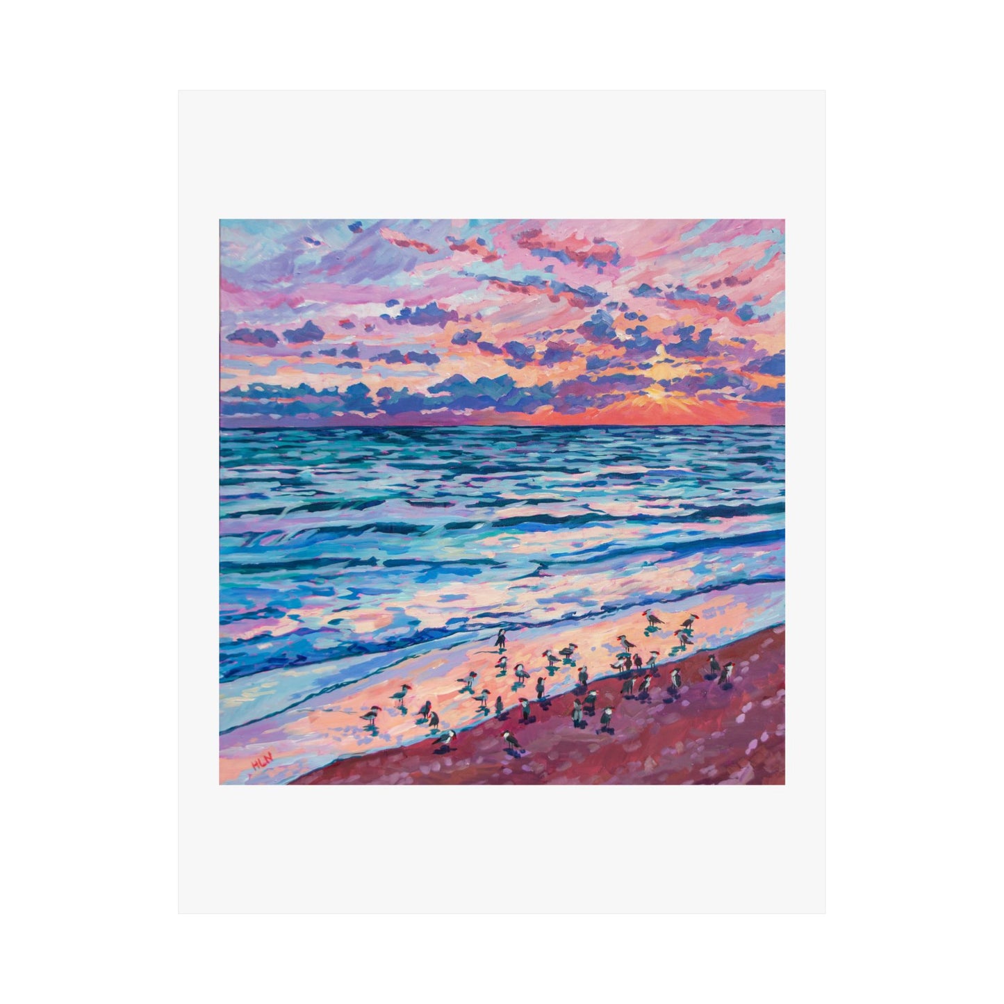 Morning Meetup— Matte Paper Poster Reproduction