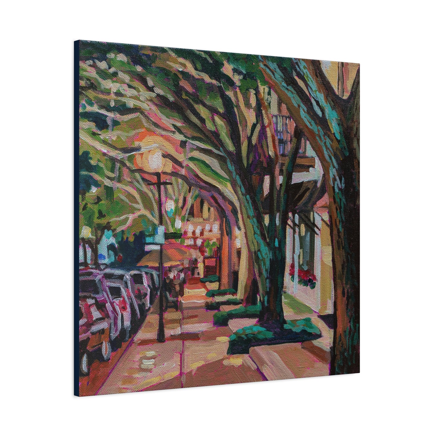 Winter Park Nightlife 4—Matte Canvas, Stretched, 1.25"