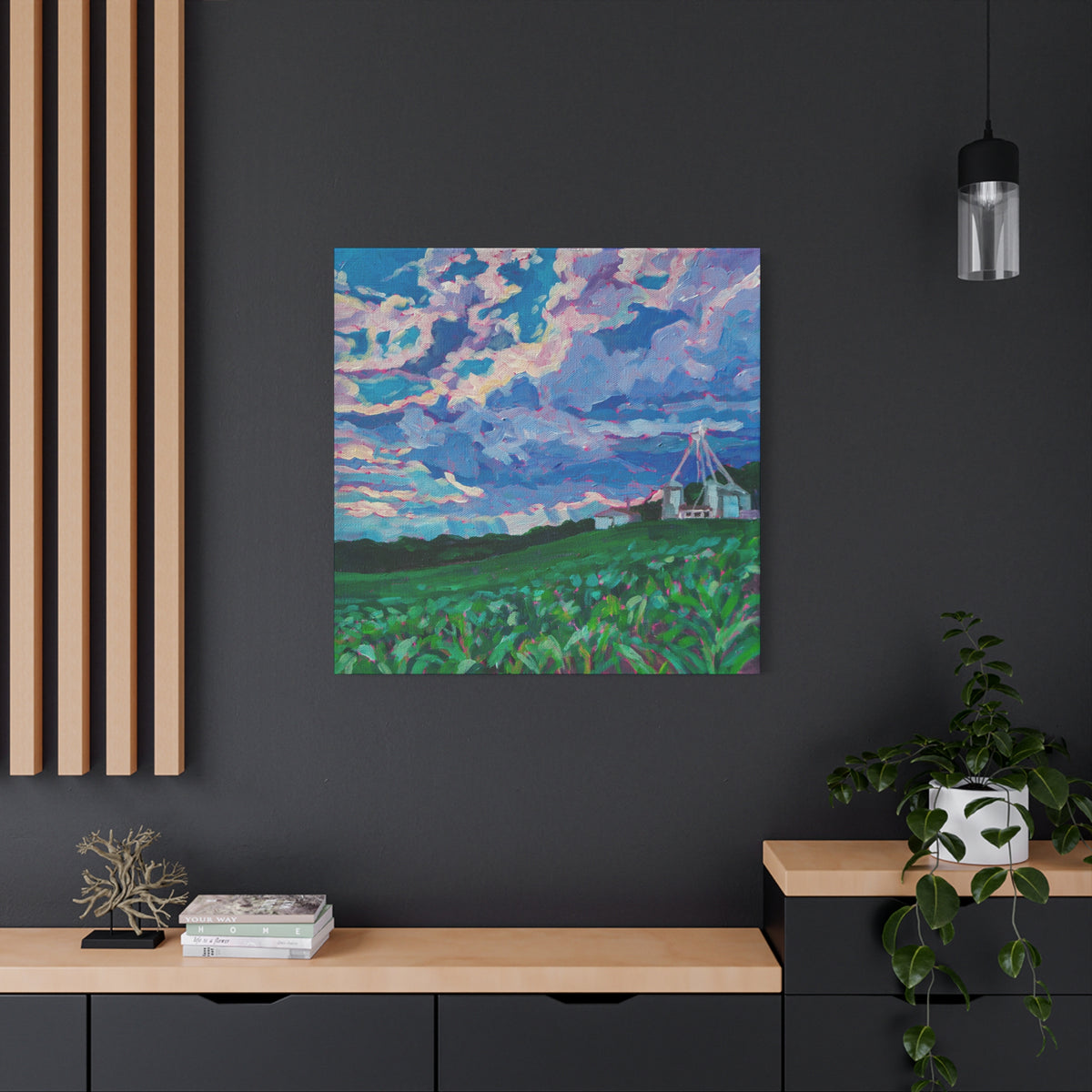 Michigan Farms 4—Matte Canvas, Stretched, 1.25"