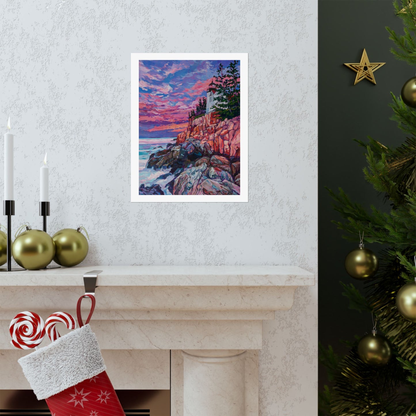 Bass Harbor Lighthouse Acadia— Fine Art Matte Paper Reproduction