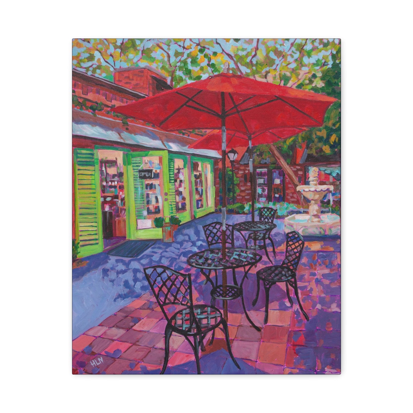 Hidden Courtyard—Matte Canvas, Stretched, 1.25"