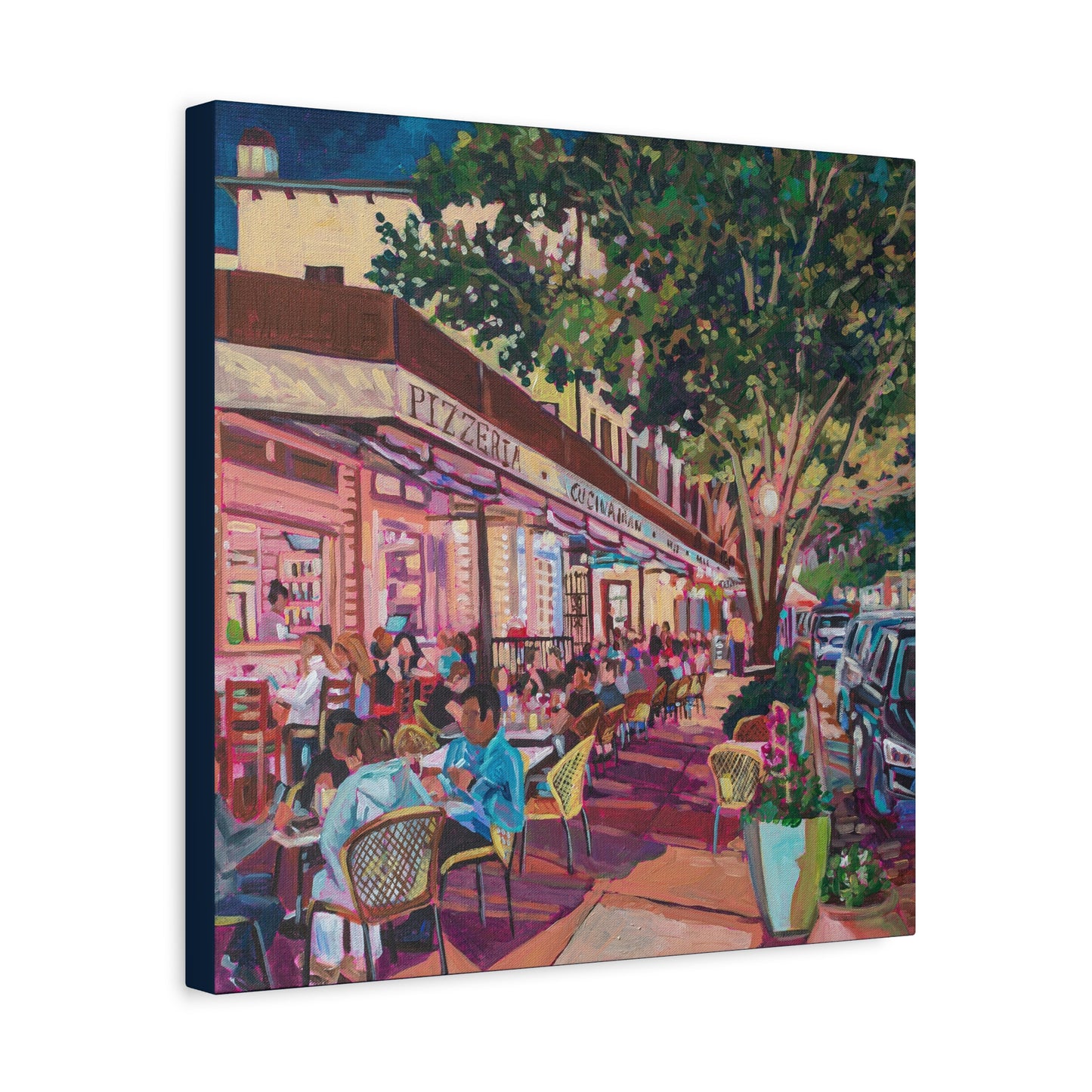 Winter Park Nightlife 7—Matte Canvas, Stretched, 1.25"