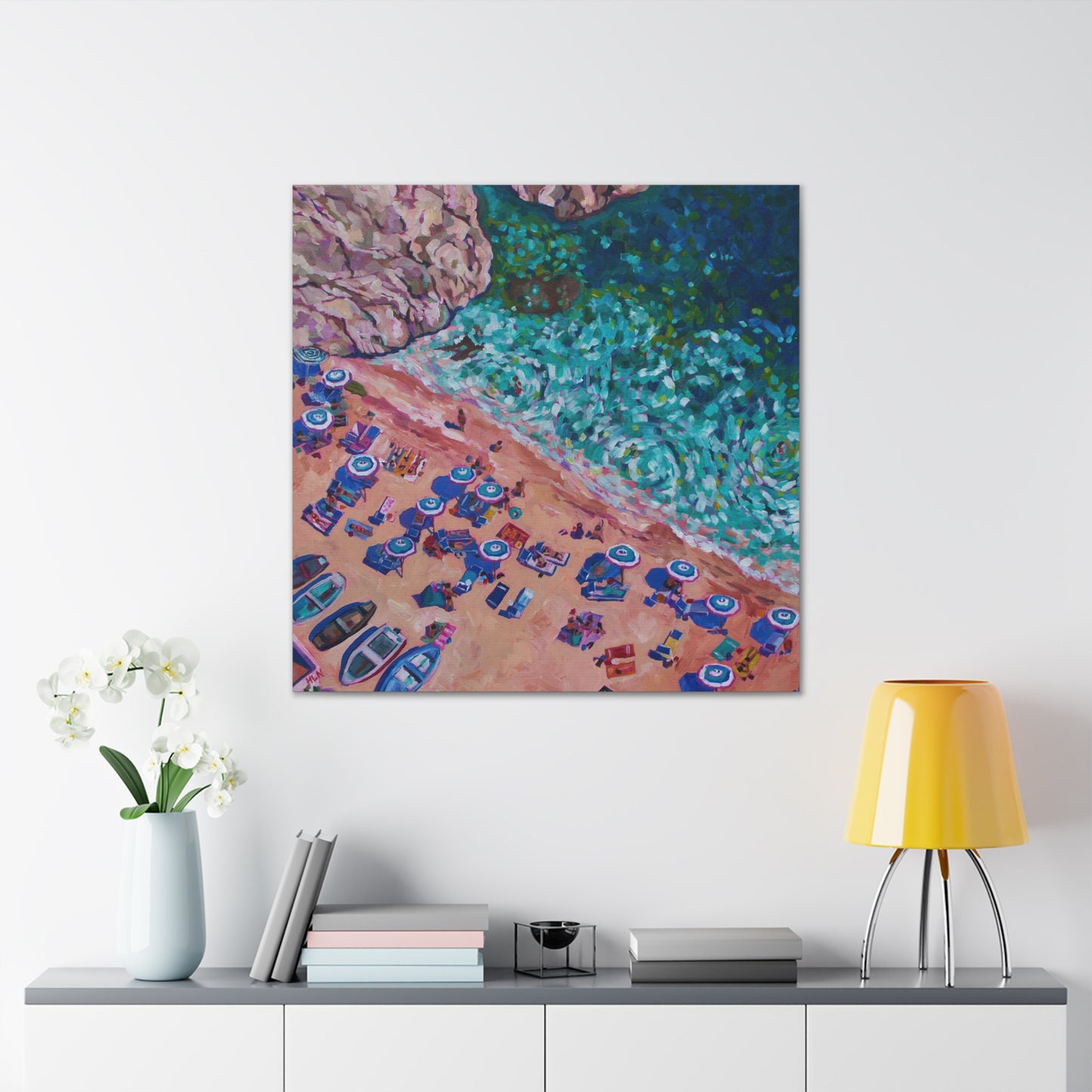 Overhead at Conca Dei Marini— Gallery Wrapped Canvas Reproductions