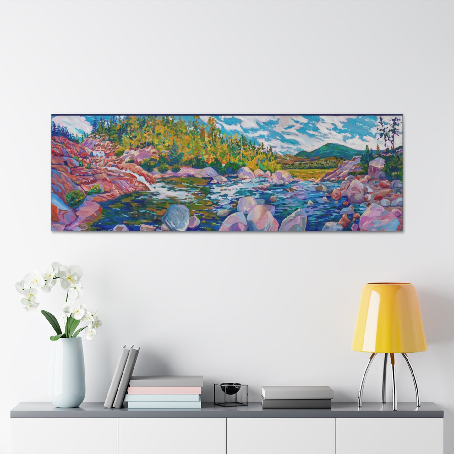 Alluvial Fan Rocky Mountain National Park— Gallery Wrapped Canvas Reproduction