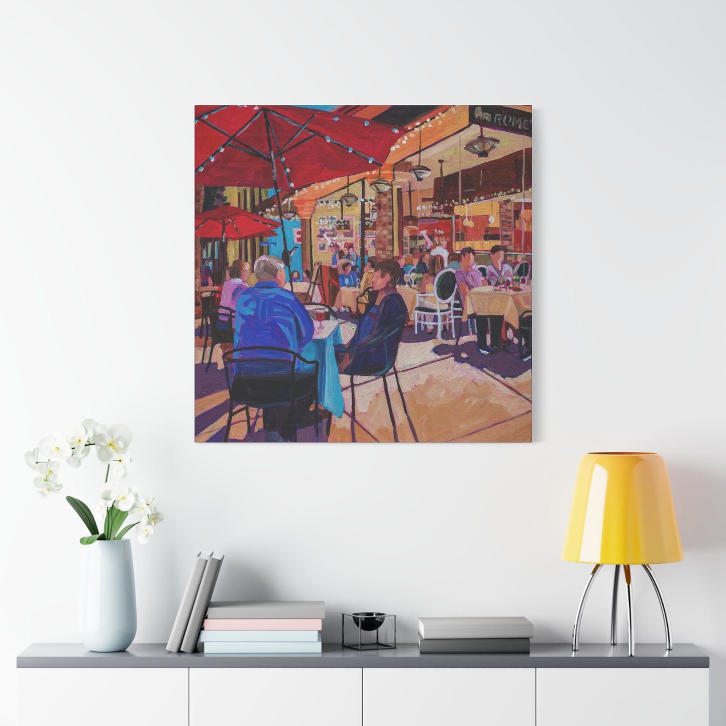 Winter Park Nightlife 5—Matte Canvas, Stretched, 1.25"