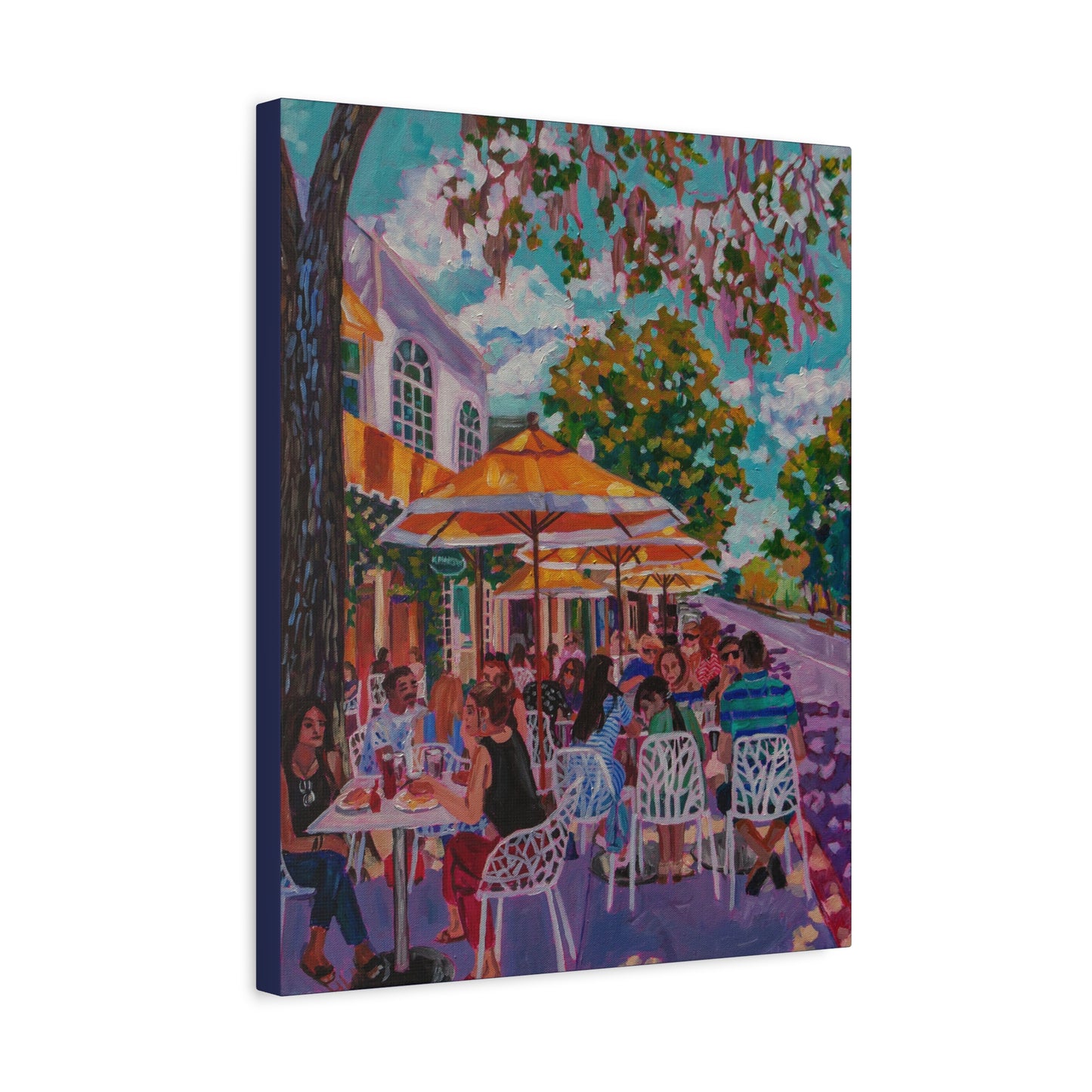 Lunch on Park Ave, Winter Park—Matte Canvas, Stretched, 1.25"