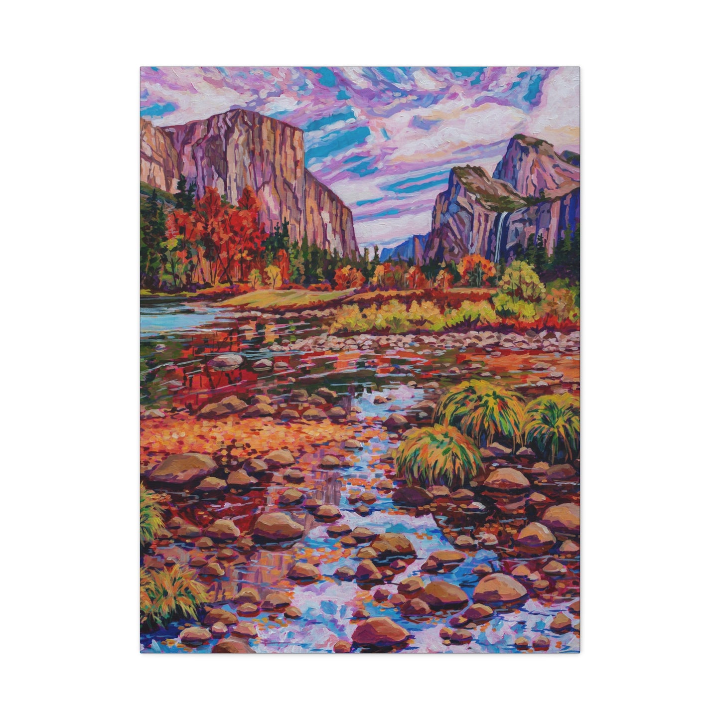 Yosemite Valley in Autumn—Matte Canvas, Stretched, 1.25"