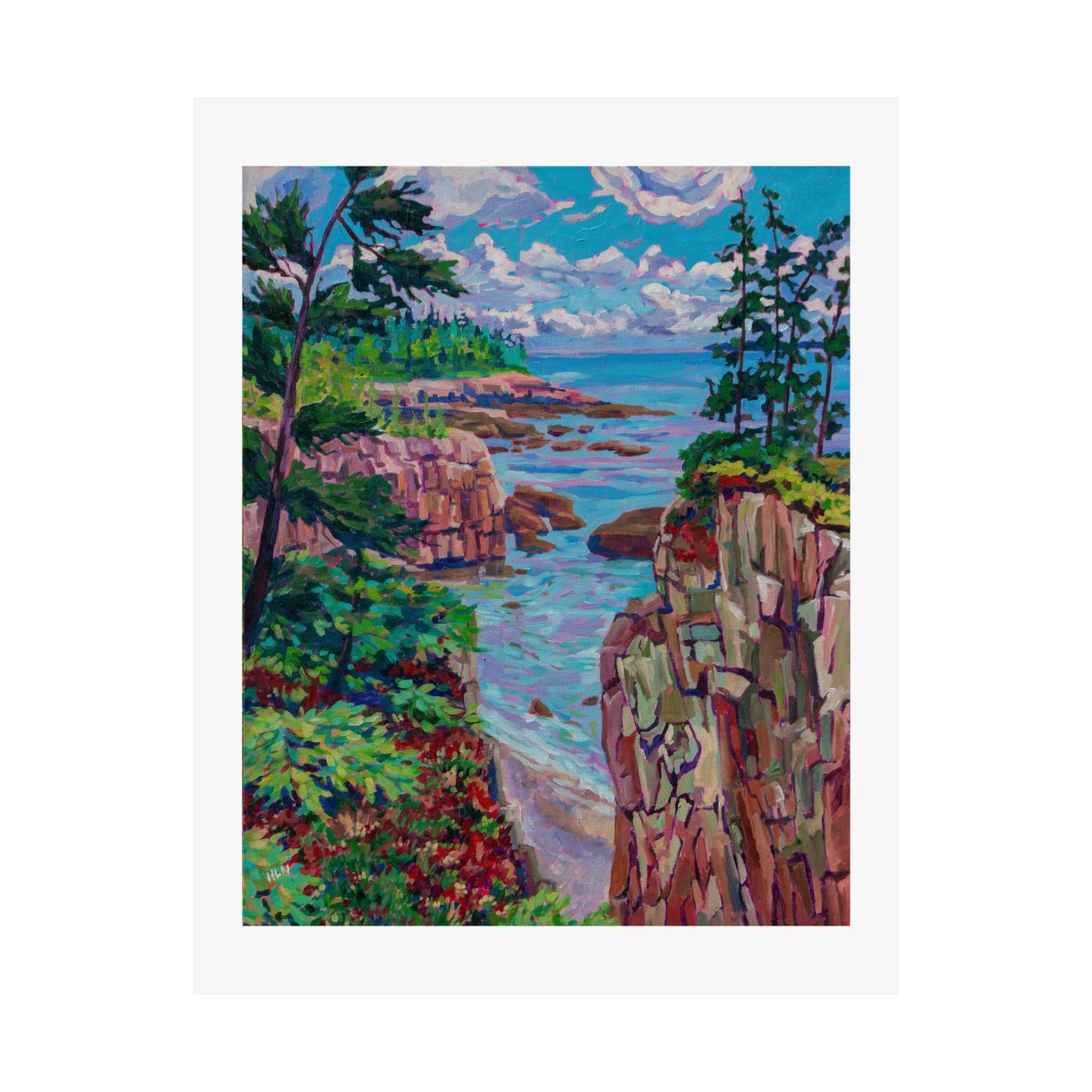Raven's Nest 1 Acadia Maine— Fine Art Matte Paper Reproduction
