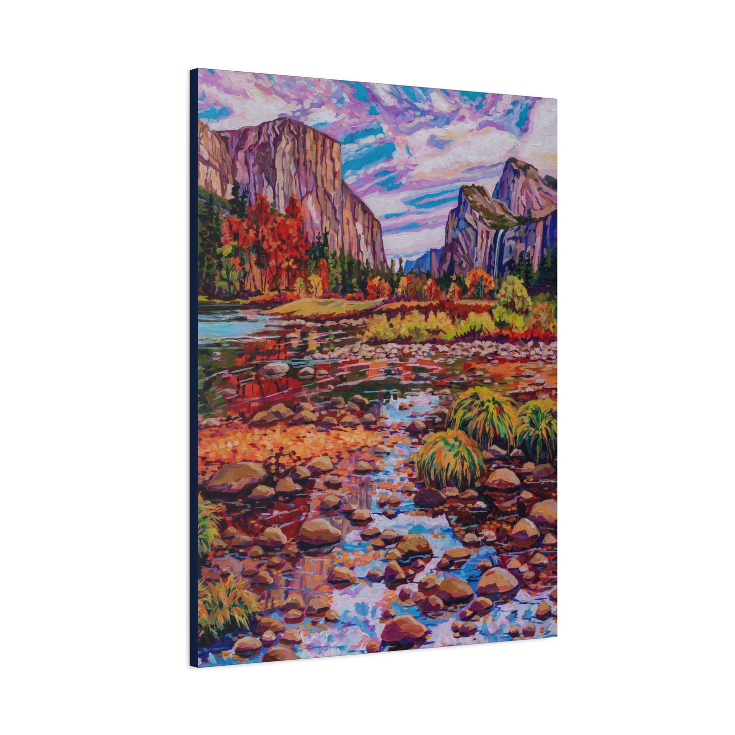 Yosemite Valley in Autumn—Matte Canvas, Stretched, 1.25"
