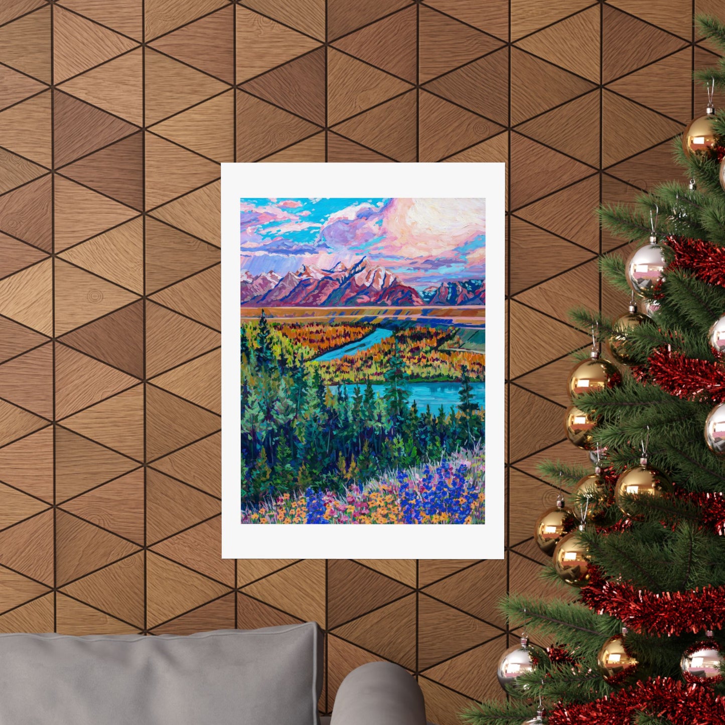 Snake River overlook Grand Teton National Park— Fine Art Matte Paper Reproduction