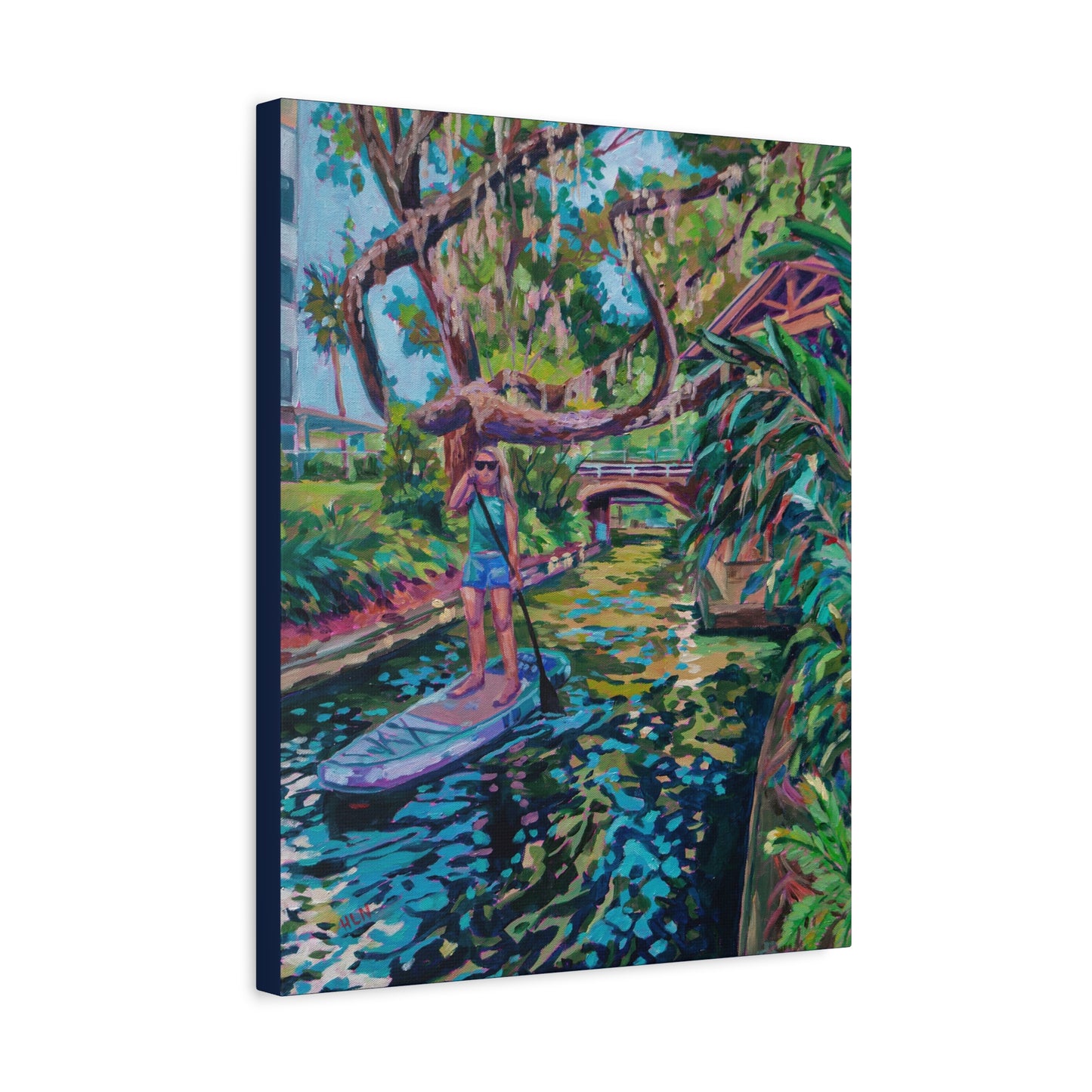 Paddling through the canals, Winter Park—Matte Canvas, Stretched, 1.25"