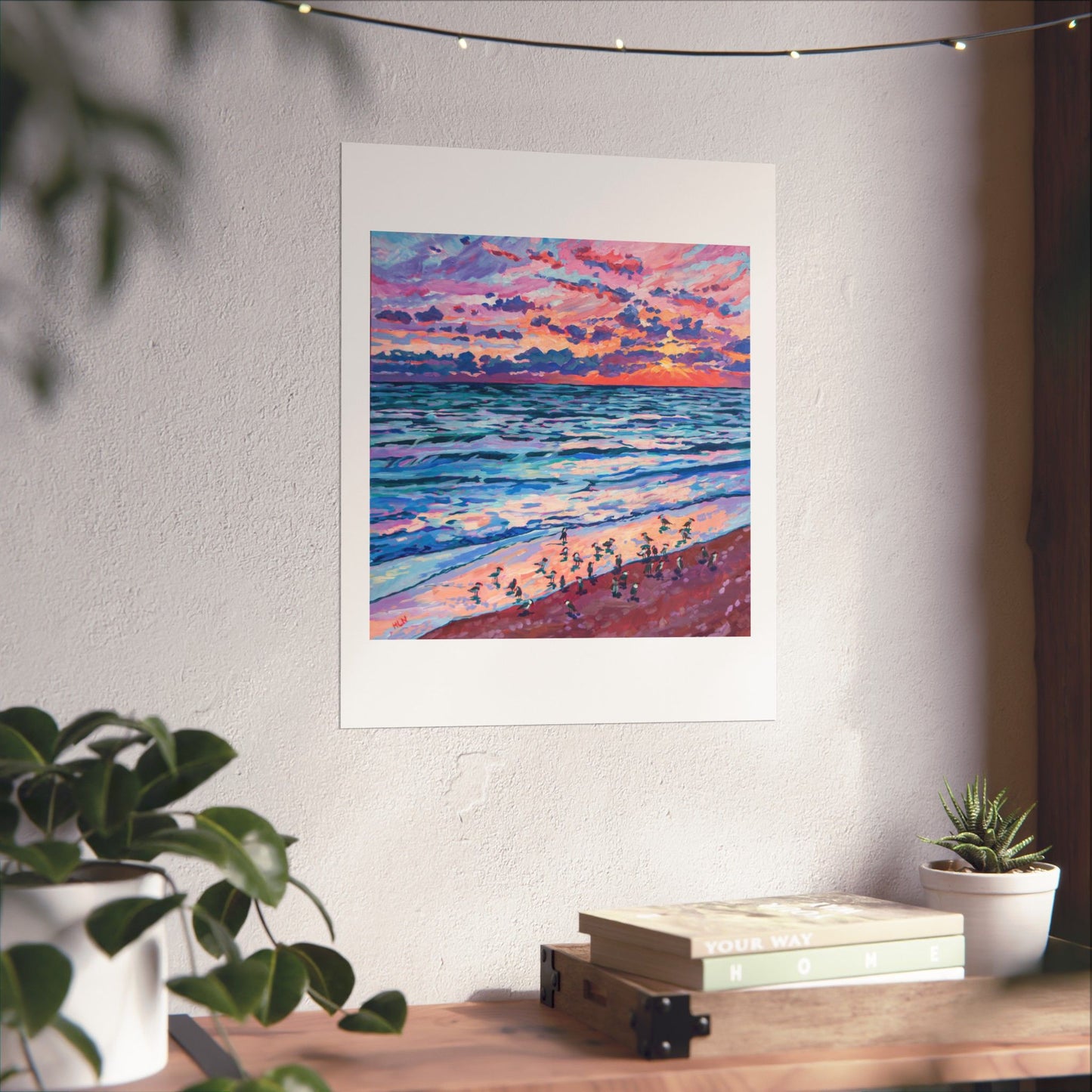 Morning Meetup— Matte Paper Poster Reproduction
