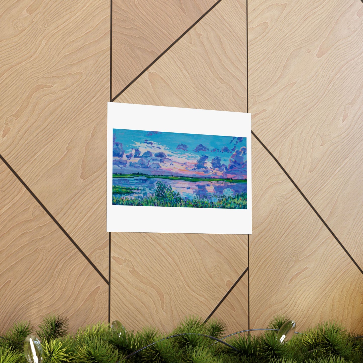 St Augustine Sunset —Matte Horizontal Poster Reproduction