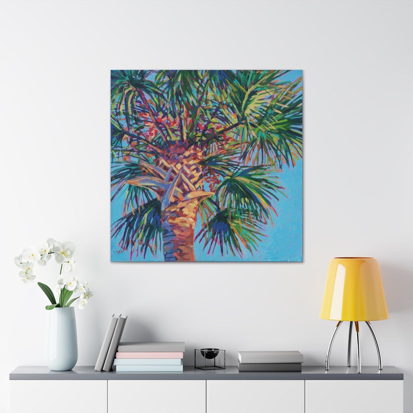 Palm detail #4— Gallery Wrapped Canvas Reproduction