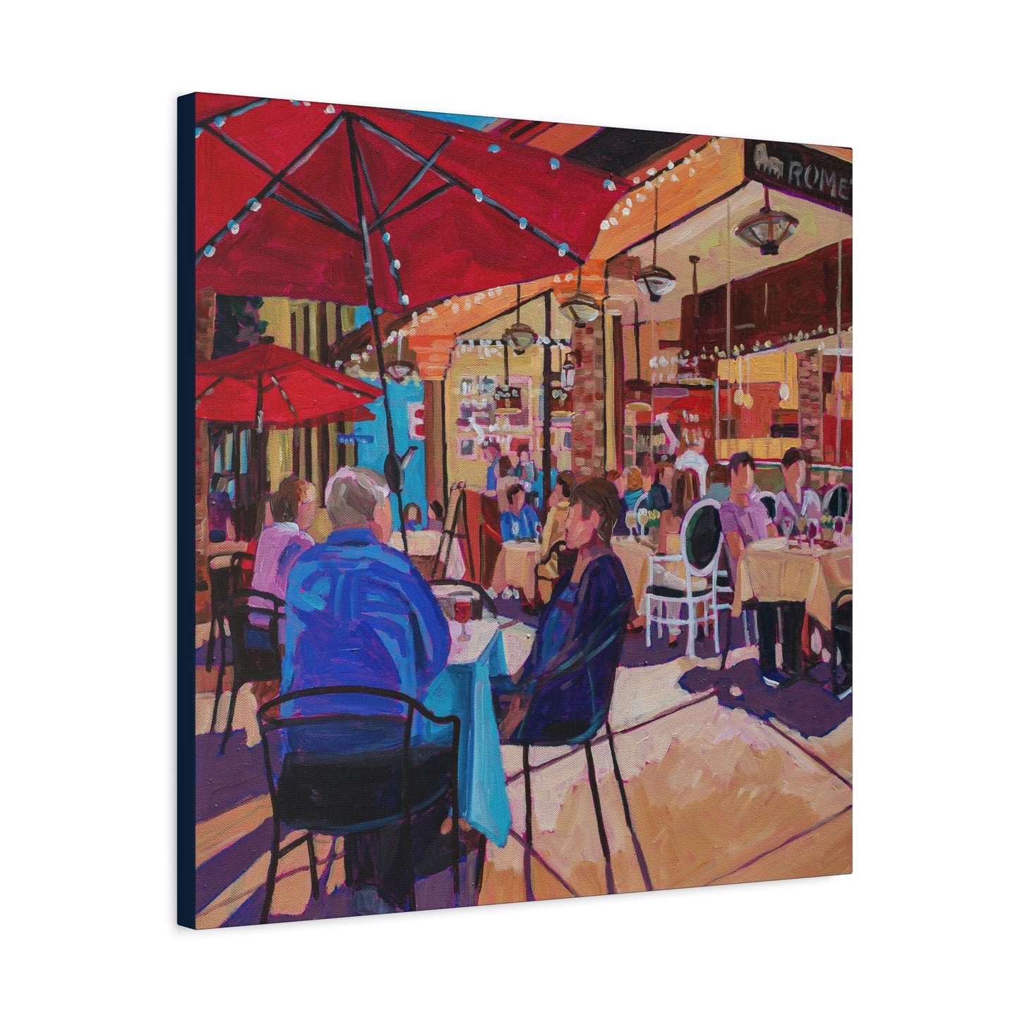 Winter Park Nightlife 5—Matte Canvas, Stretched, 1.25"