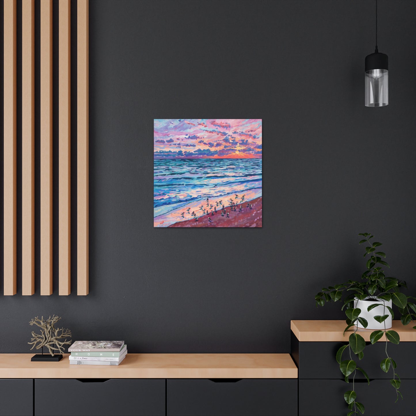 Morning Meetup— Gallery Wrapped Canvas Reproductions
