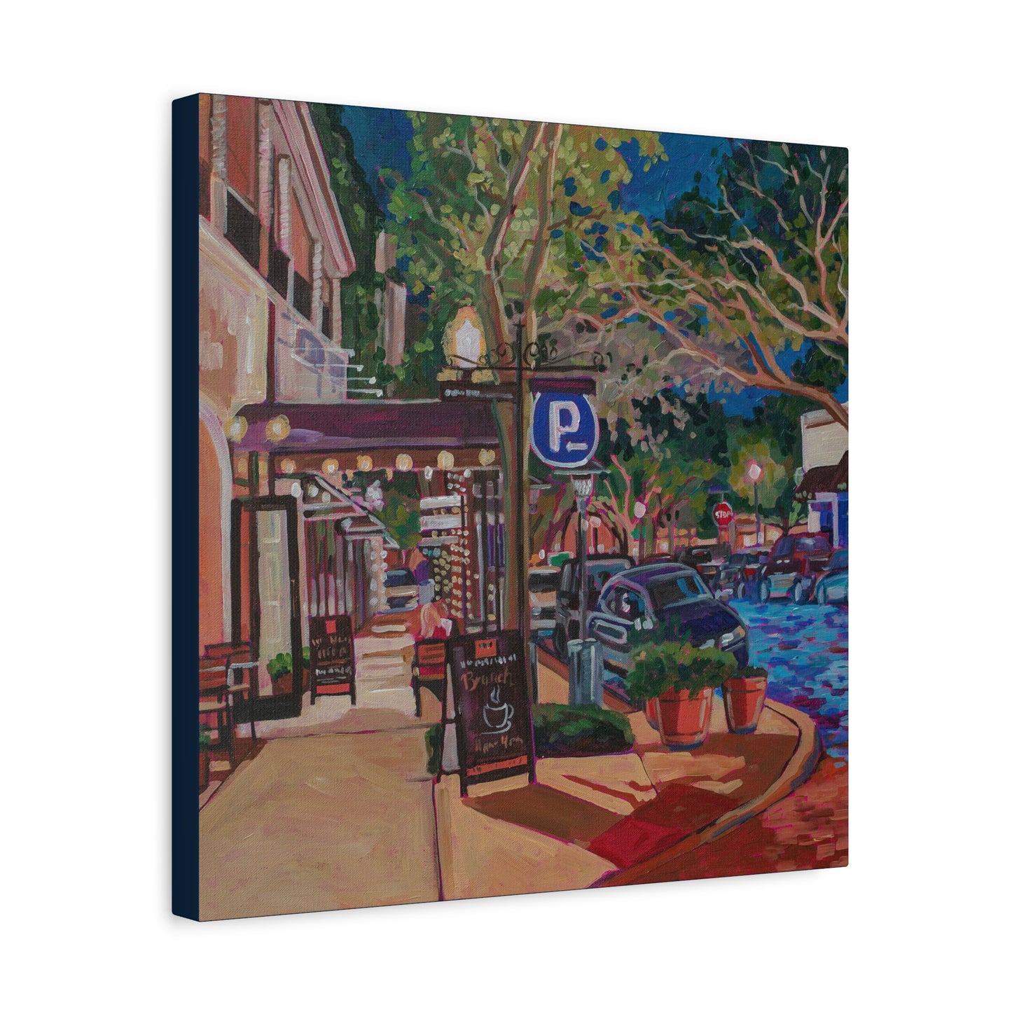Winter Park Nightlife 6—Matte Canvas, Stretched, 1.25"