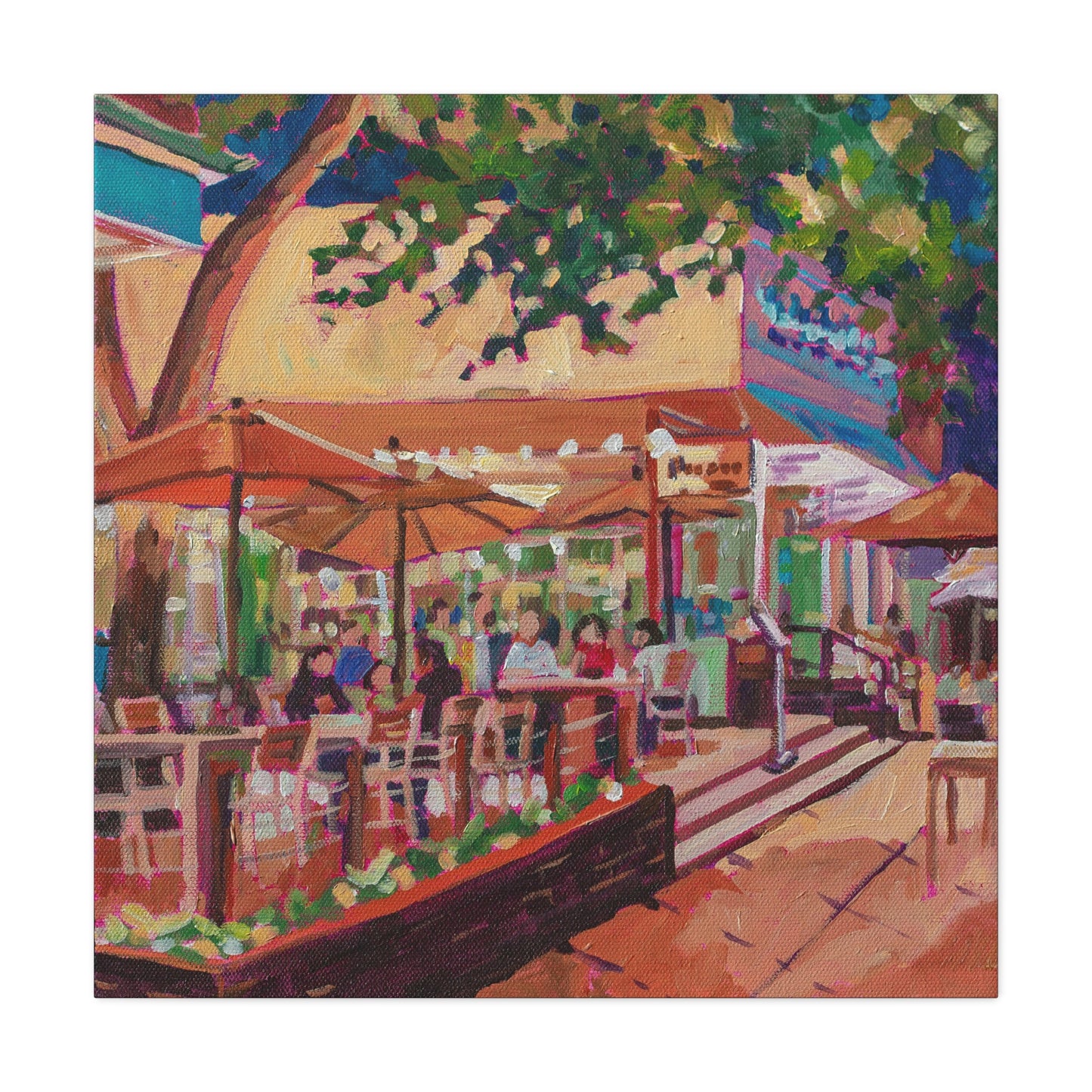 Winter Park Nightlife 1—Matte Canvas, Stretched, 1.25"