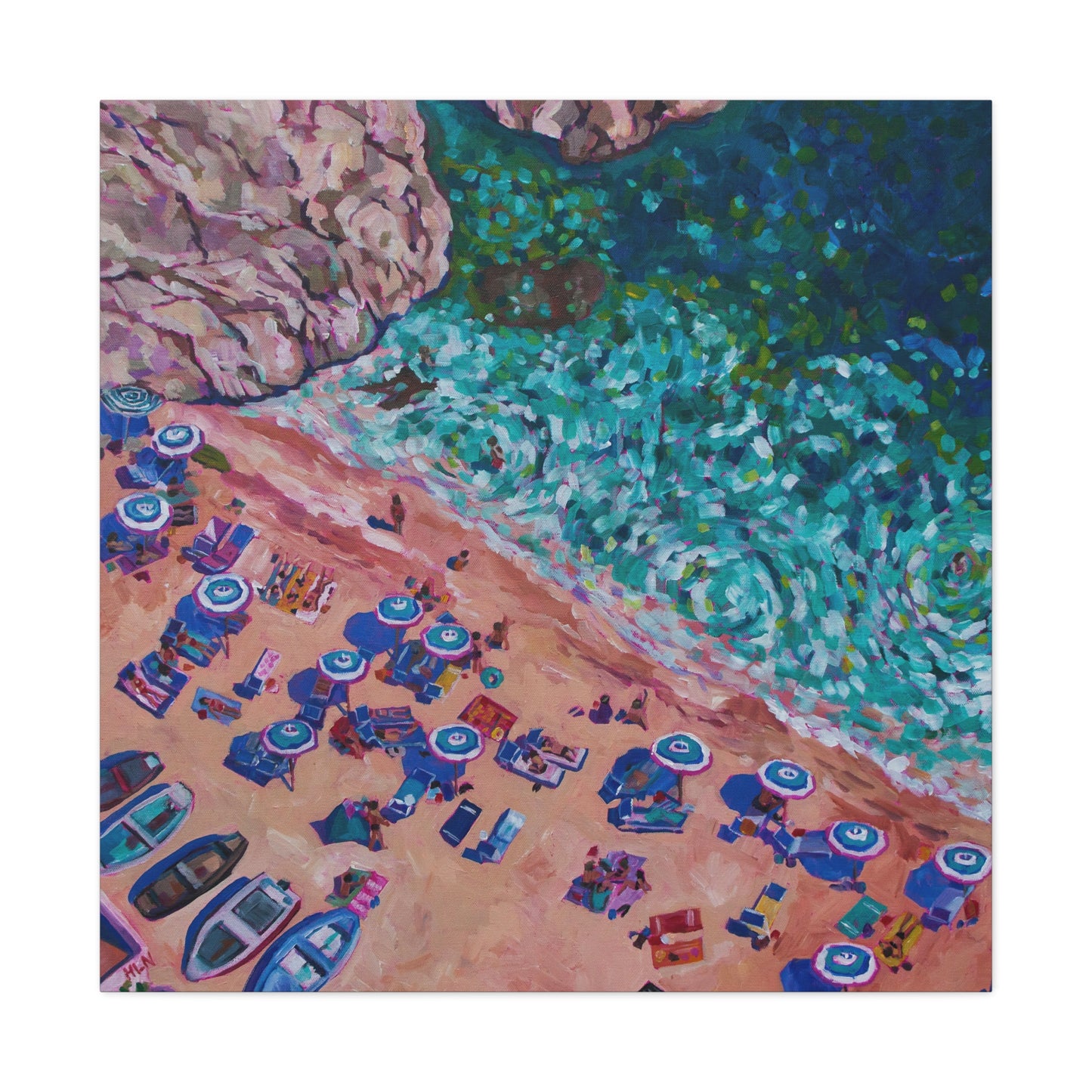 Overhead at Conca Dei Marini— Gallery Wrapped Canvas Reproductions