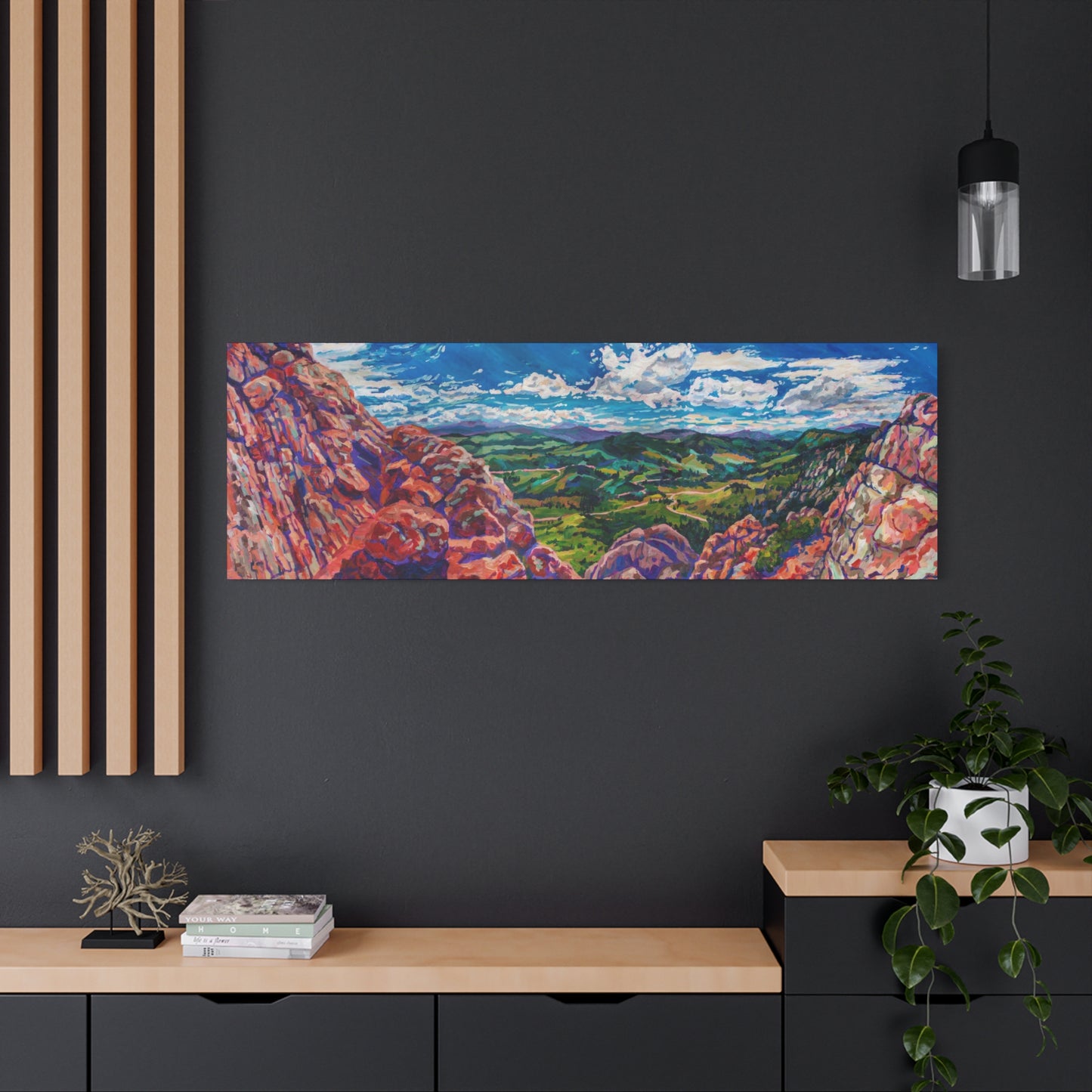 Foothills from Horsetooth Colorado— Gallery Wrapped Canvas Reproduction
