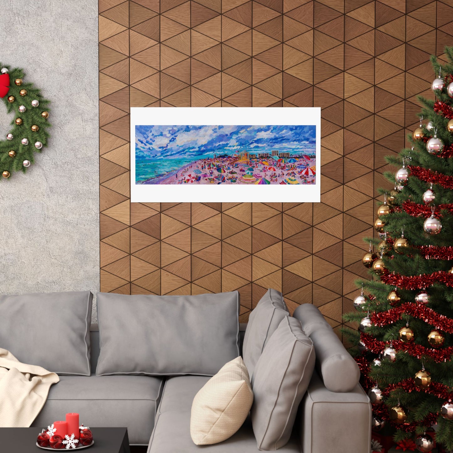 Busy Relaxing—Matte Horizontal Poster Reproduction