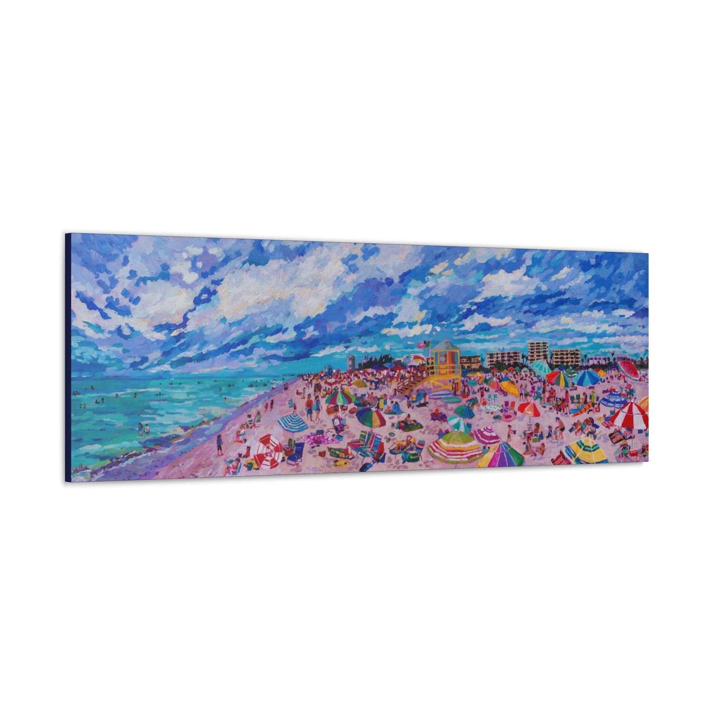 Busy Relaxing— Gallery Wrapped Canvas Reproduction