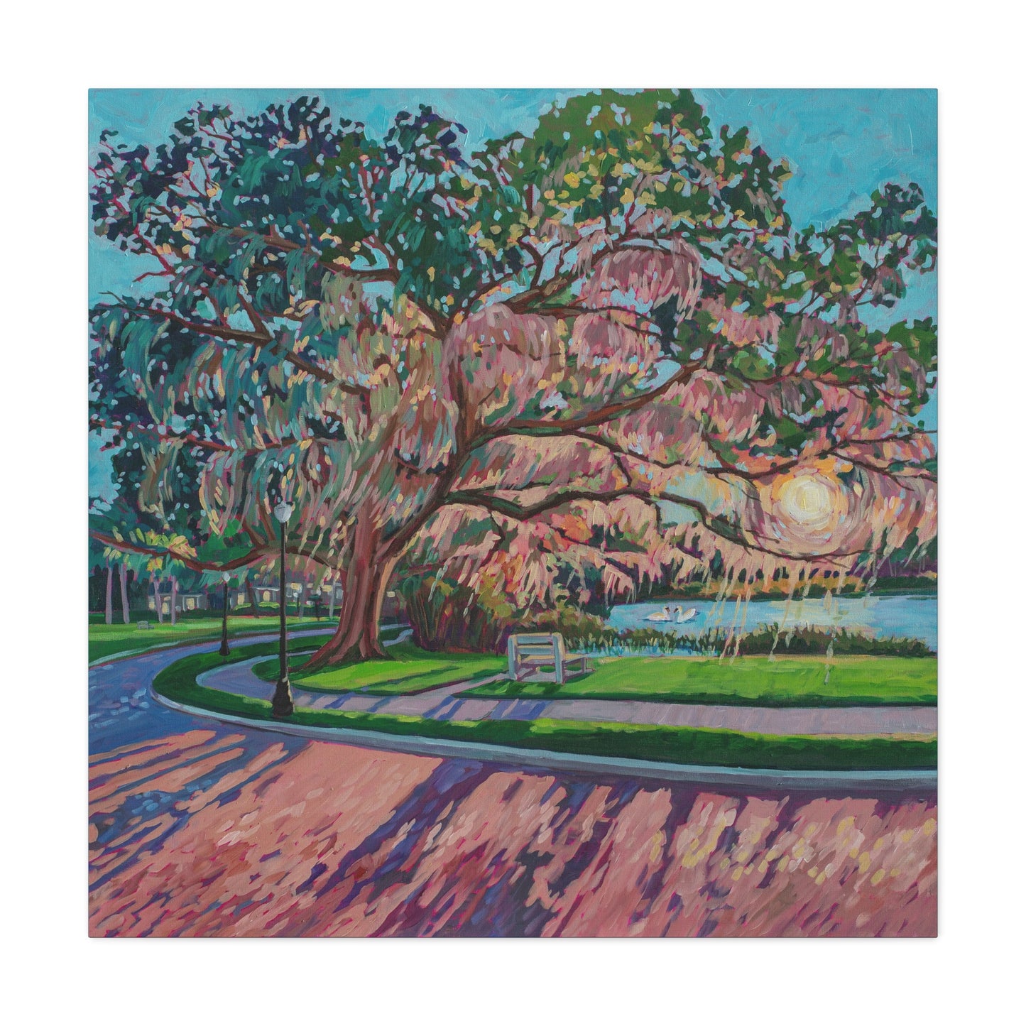Standing the test of Time, Lake Cherokee Orlando—Matte Canvas, Stretched, 1.25"