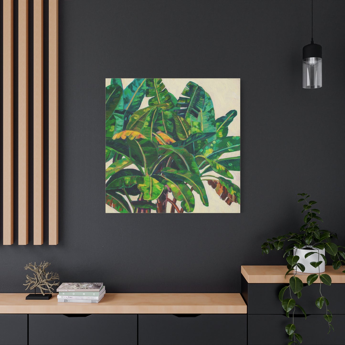 Palm Detail #11 —Matte Canvas, Stretched, 1.25"