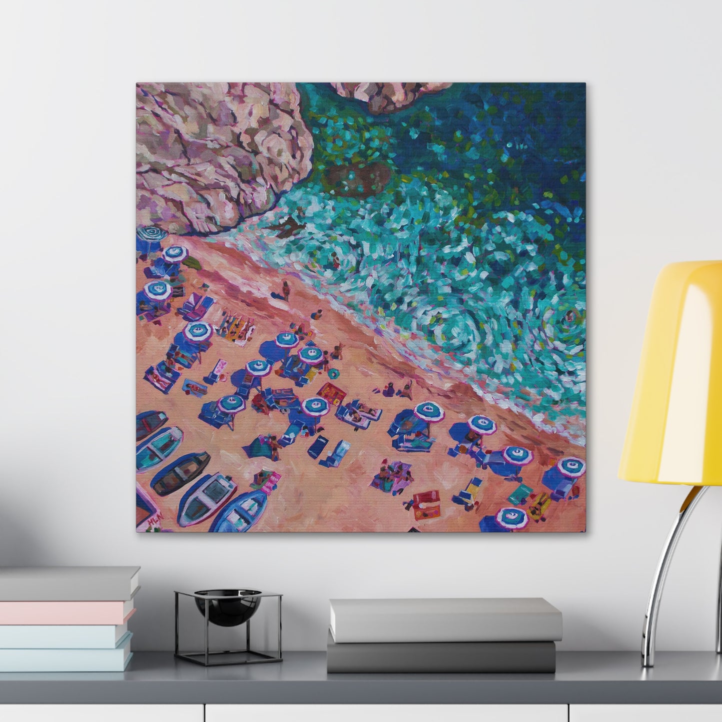 Overhead at Conca Dei Marini— Gallery Wrapped Canvas Reproductions