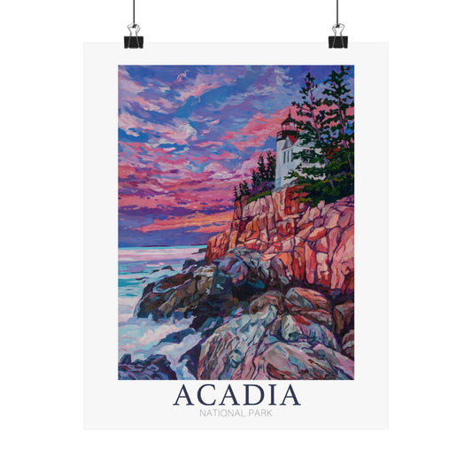 NP-1 | Acadia National Park fine art print, outdoor adventure lover souvenir poster