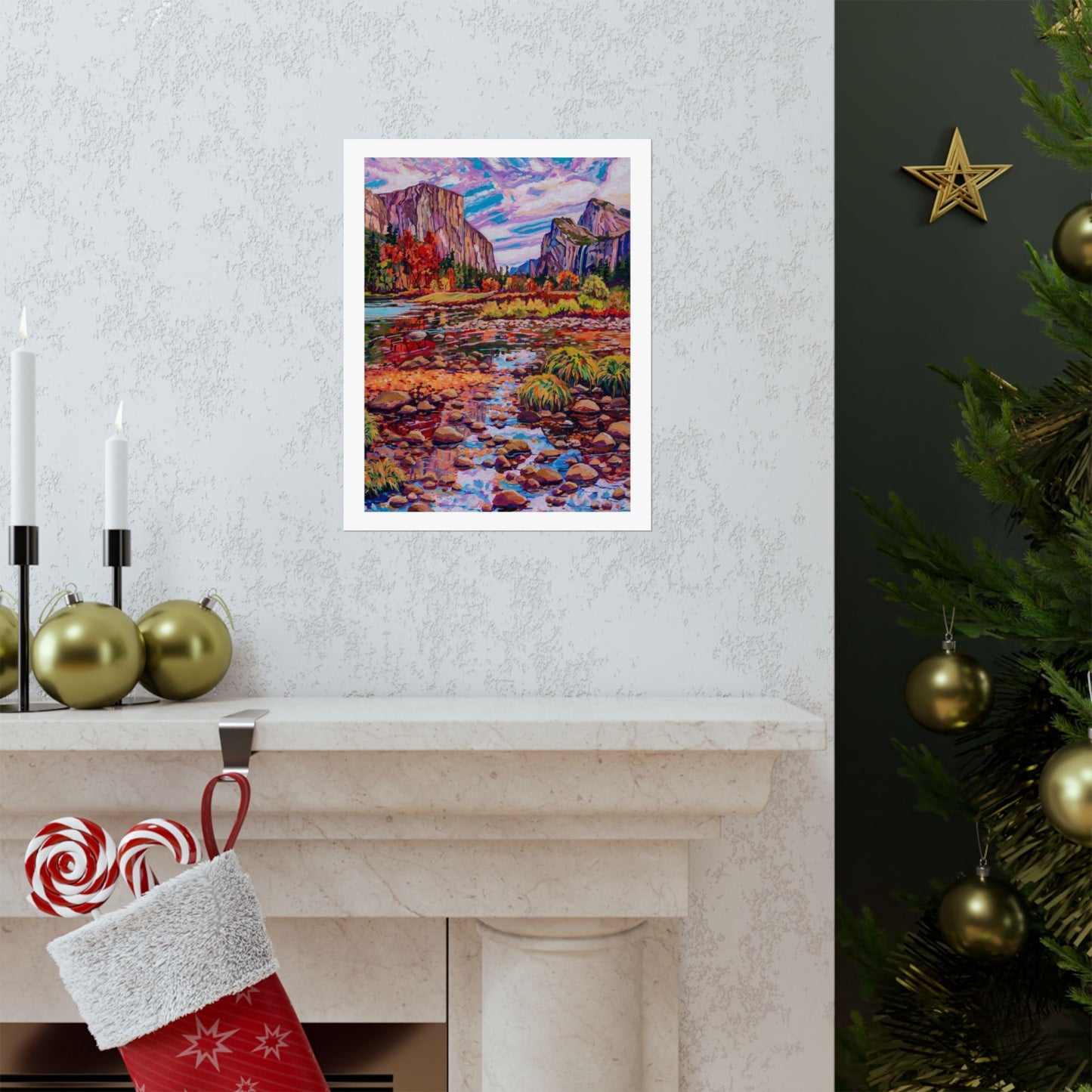 Yosemite Valley in Autumn— Fine Art Matte Paper Reproduction