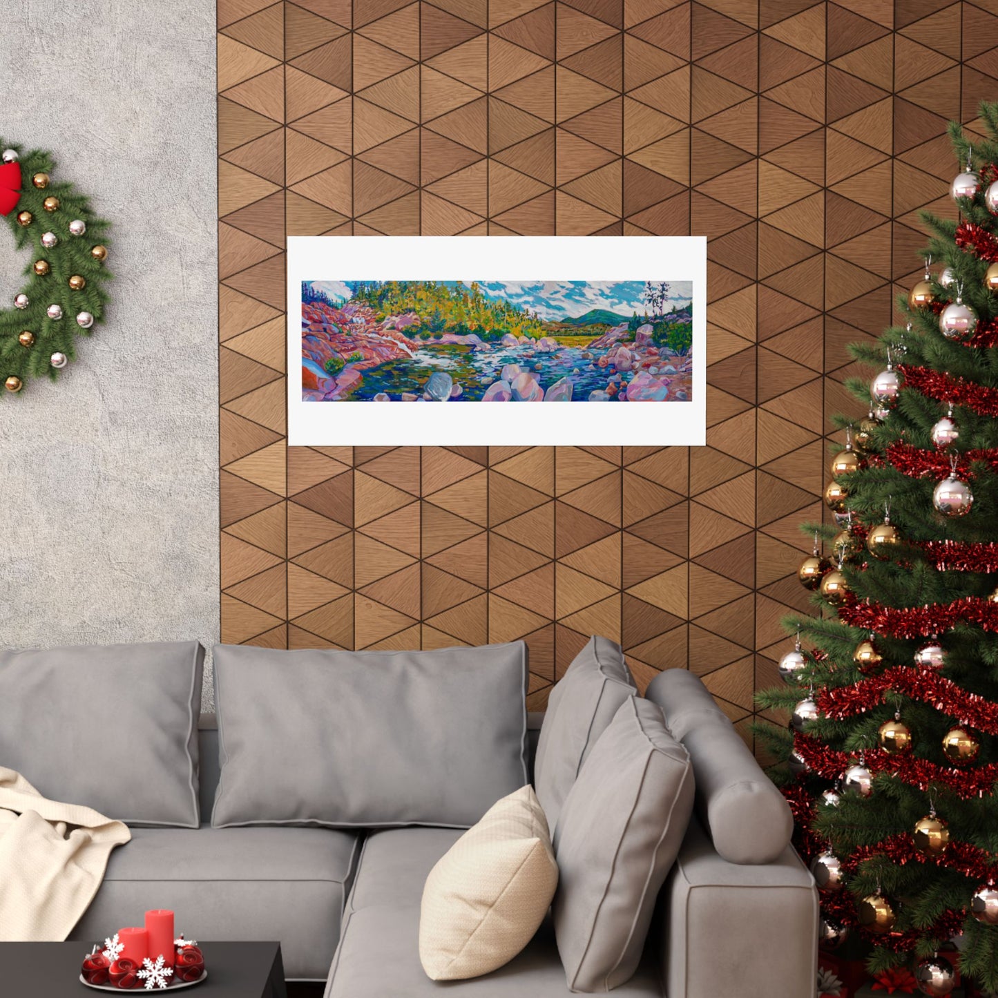 Alluvial Fan Rocky Mountain National Park—Matte Horizontal Poster Reproduction