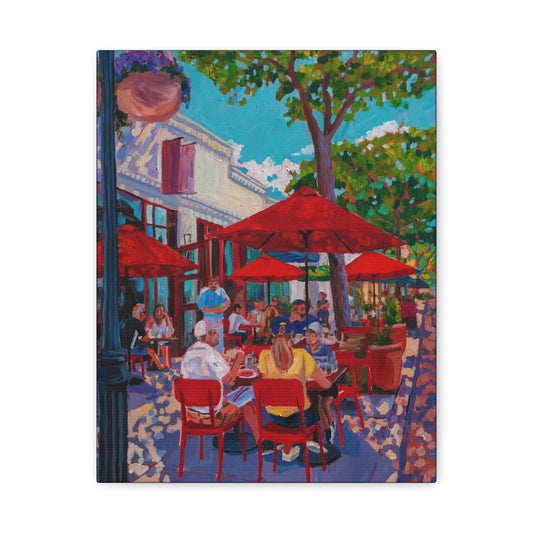 Lunch at Prato—Matte Canvas, Stretched, 1.25"