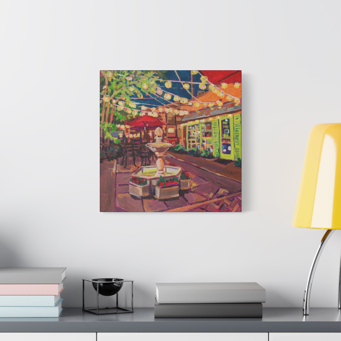 Winter Park Nightlife 2—Matte Canvas, Stretched, 1.25"