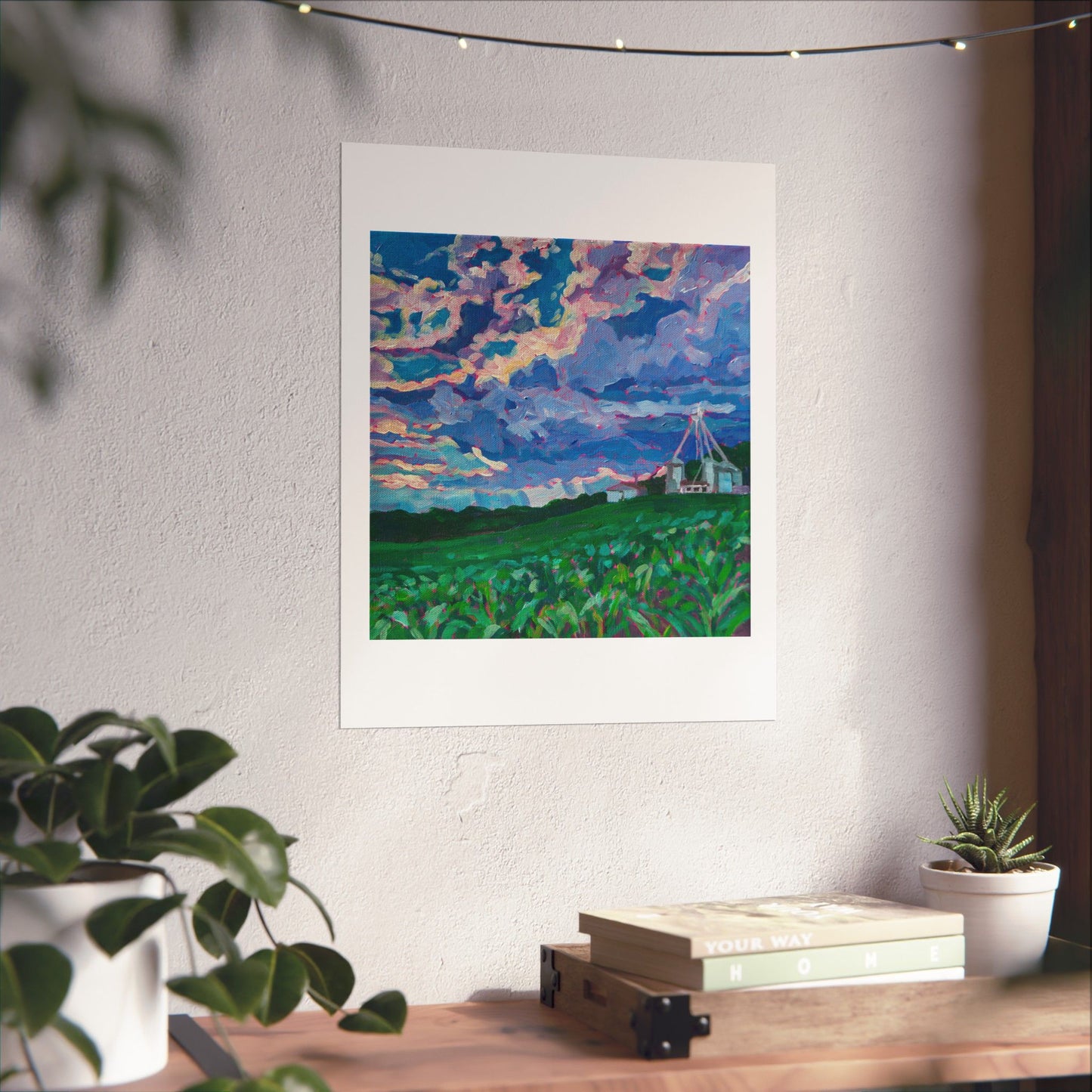 Michigan Farms 4— Matte Paper Poster Reproduction