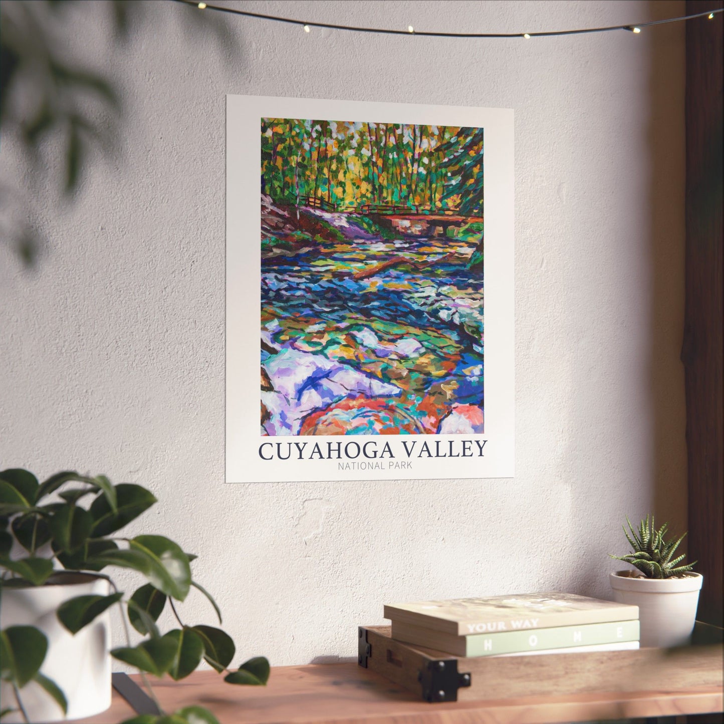 NP-5 | Cuyahoga Valley National Park fine art print, Cleveland, Ohio, outdoor adventure lover souvenir poster, artist Heather Nagy