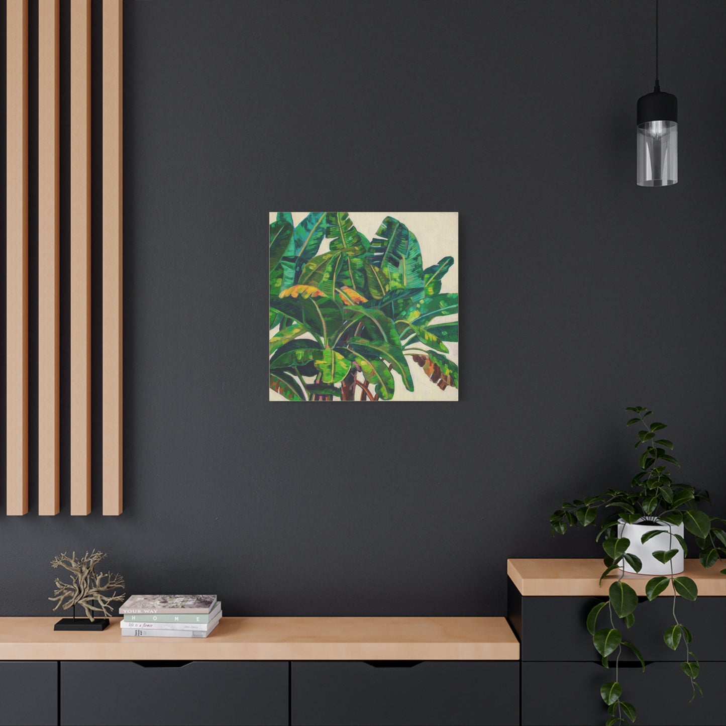 Palm Detail #11 —Matte Canvas, Stretched, 1.25"